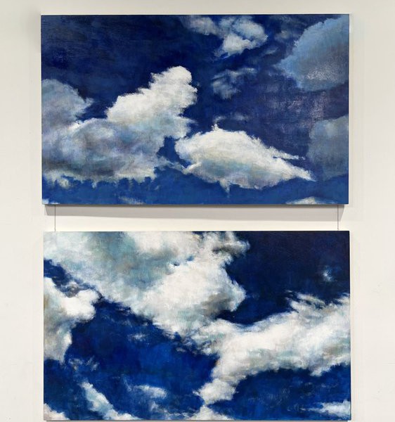 53回展「青い空白い雲 Ⅰ ・Ⅱ」